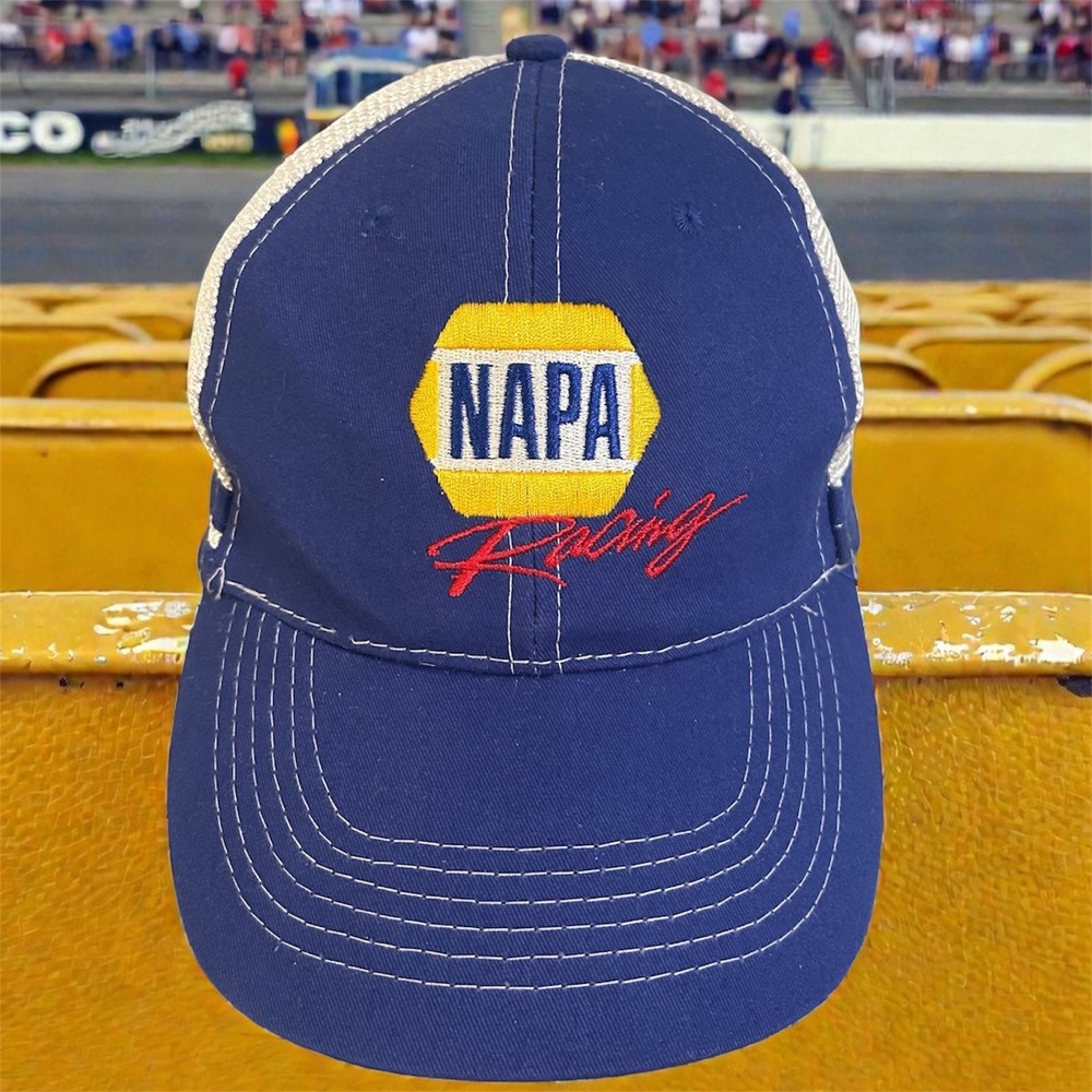 NAPA Racing Snapback‎ Trucker Hat Chase Elliott 24 Hendrick Motors Blue Wht Mesh